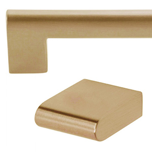 Round Rail - Warm Brass