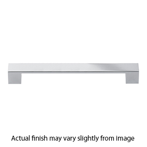 A825 - Wide Square - 192mm Cabinet Pull - Polished Chrome