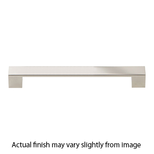 A825 - Wide Square - 192mm Cabinet Pull - Polished Nickel