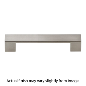 A919 - Wide Square - 128mm Cabinet Pull - Brushed Nickel