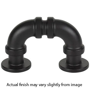 366 - Steampunk - 1-5/16" Finger Pull - Matte Black