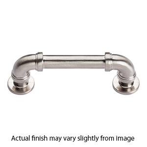 367 - Steampunk - 3" Cabinet Pull - Brushed Nickel