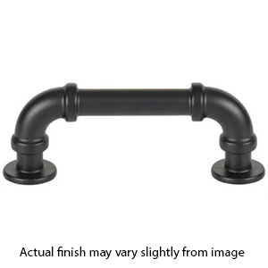 432 - Steampunk - 3-3/4" Cabinet Pull - Matte Black