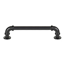 368 - Steampunk - 5" Cabinet Pull - Matte Black