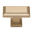 290 - Sutton Place - Rectangle Cabinet Knob - Champagne