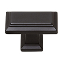 290 - Sutton Place - Rectangle Cabinet Knob - Modern Bronze