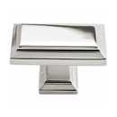 290 - Sutton Place - Rectangle Cabinet Knob - Polished Nickel