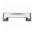 339 - Sutton Place - Bin Cup Pull - Polished Nickel