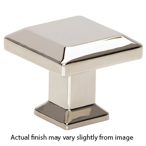 A660 - Sweetbriar Lane - 1.25" Square Cabinet Knob - Polished Nickel