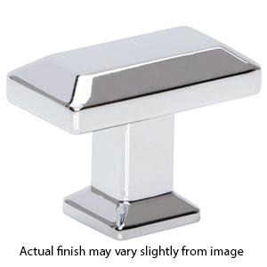 A661 - Sweetbriar Lane - 1.5" Rectangle Cabinet Knob - Polished Chrome