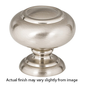 A610 - Victoria - 1-1/4" Cabinet Knob - Brushed Nickel