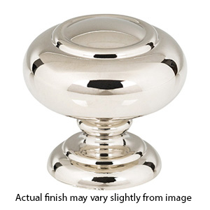 A610 - Victoria - 1-1/4" Cabinet Knob - Polished Nickel