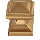 370 - Wadsworth - 1.25" Cabinet Knob - Warm Brass