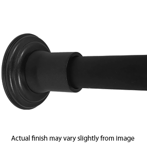 84" Shower Rod - Decorative - Matte Black