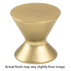 2363-1MDB-P - Domestic Bliss - 1-3/16" Cabinet Knob - Brushed Gold