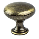 9724-1BAB-P - Euro Moderno - 1-3/16" Cabinet Knob - Antique Brass