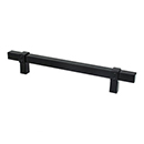 5093-4055-P - Rivet Rebel - 6-5/16" cc Cabinet Pull - Matte Black