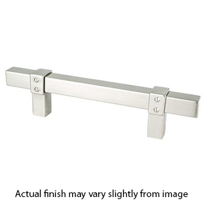 5079-4BPN-P - Rivet Rebel - 3-3/4" cc Cabinet Pull - Brushed Nickel