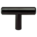 0839-2055-P - Tempo Bar Pull - 2" Cabinet Knob - Black