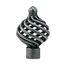 0044-32 - Bouvet Birdcage - 1.25" Basket Knob - Pewter