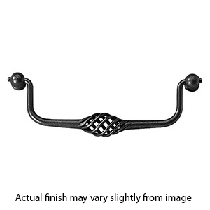 4343-128 - Bouvet Birdcage - 128mm Basket Drop Pull - Black