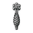 5010-65 - Bouvet Birdcage - Basket Pendant Pull - Pewter