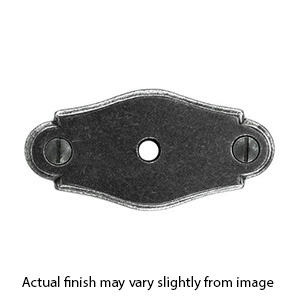 1305-06 - Bouvet Classic - Cabinet Knob Escutcheon - Black