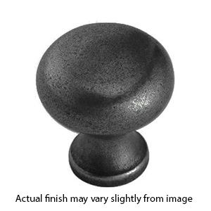 1530-20 - Bouvet Classic - 13/16" Round Cabinet Knob - Black