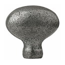 5252-33 - Bouvet Classic - Oval Cabinet Knob - Pewter