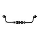 6363-180 - Bouvet Classic - 7.25" Drop Cabinet Pull - Black