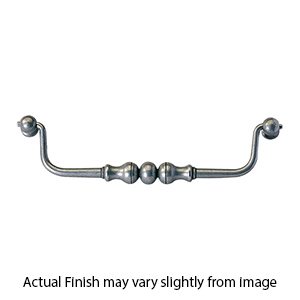 6363-180 - Bouvet Classic - 7.25" Drop Cabinet Pull - Pewter