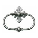 8030 - Bouvet Classic - Cabinet Ring Pull w/Rosette - Pewter