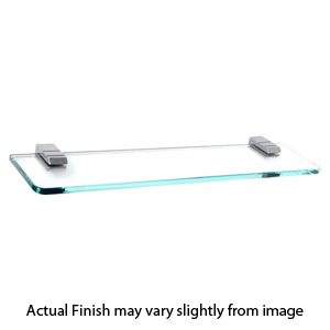 6206 - Bouvet Rectangular - Glass Shelf - Pewter