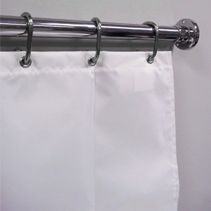 72" W x 112" L - Heavy Duty Flame Retardant Shower Curtain