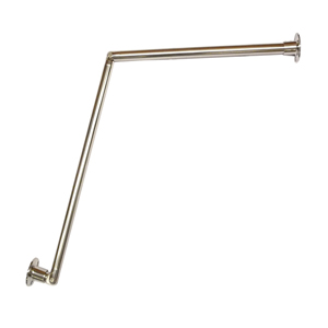 39" x 39" Sloped/Angled Ceiling Shower Rod