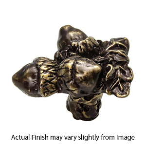 Acorn - Triple Acorn & Oak Leaf Large Knob