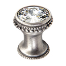 Cache - Beaded Knob w/Large Crystal