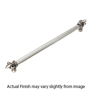 Charlemagne - Fleur De Lys 9" Long Pull - 5/8" Bar