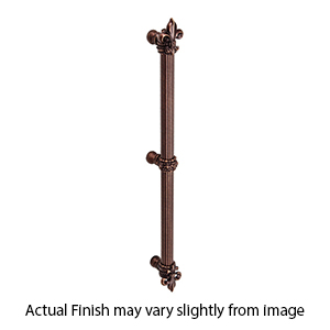 Charlemagne - Fleur De Lys 12" Appliance Pull - 5/8" Bar