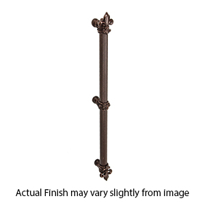 Charlemagne - Fleur De Lys 18" Appliance Pull - 5/8" Bar