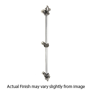 Charlemagne - Fleur De Lys 22" Appliance Pull - 1/2" Bar