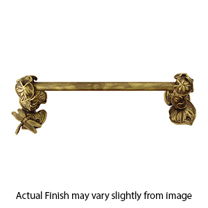 Lily Pad & Dragon Fly - 32" Towel Bar