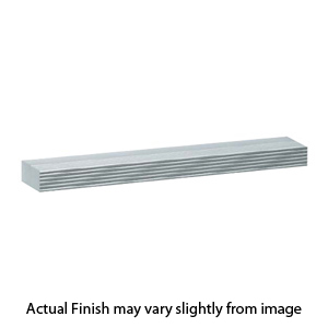 21021-99 - Rectangular Ribbed Pull 2.5" cc - Satin Aluminum