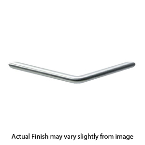 9700-38 - Slanted V-Pull 3.75" cc - Brushed Stainless Steel