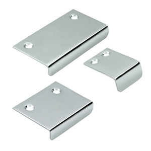 Angle Tab Pulls - Polished Chrome