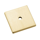 86434 - Art Deco - Backplate for Knob - Satin Brass