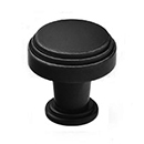 86432 - Art Deco - 1.25" Newport Knob - Flat Black