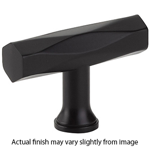 86729 - Art Deco - 2" Tribeca T-Knob - Flat Black