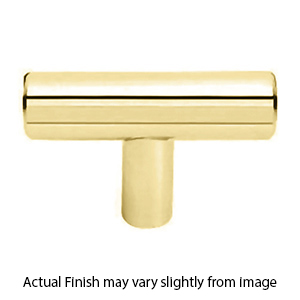 86357 - Contemporary Brass - 2" Bar Knob - Unlacquered Brass