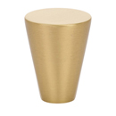 86261 - Contemporary Brass - 1" Cone Knob - Satin Brass